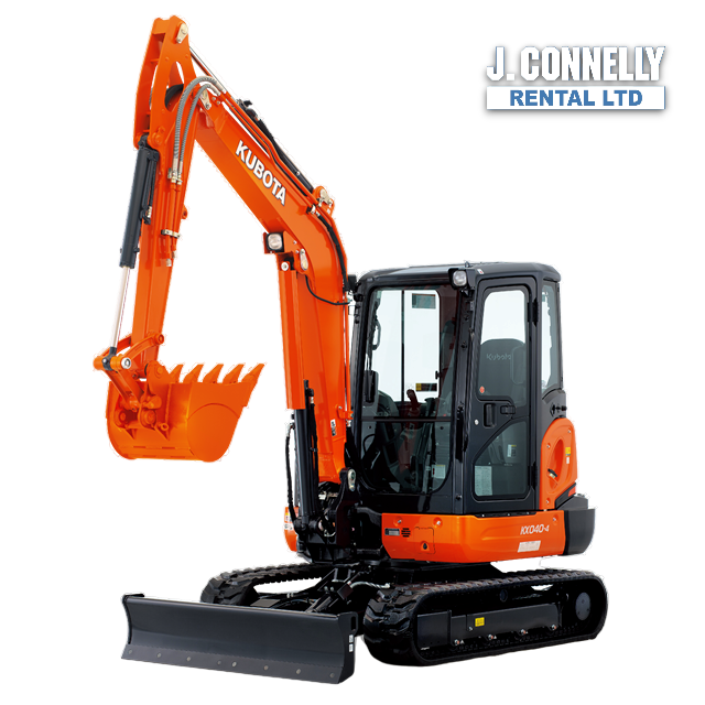 Mini-Excavatrices de 4 Tonnes Kubota KX040