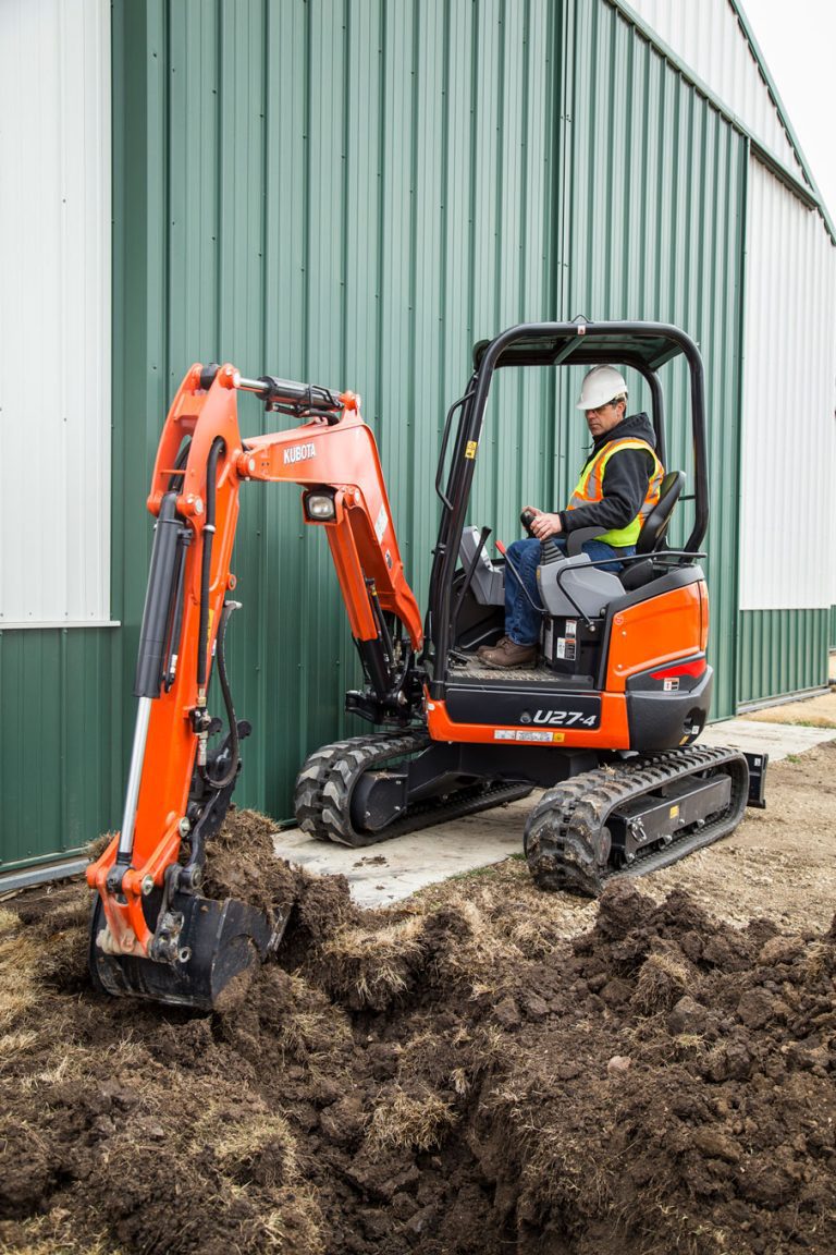 <span style="font-size: 0.6em; color: #b8b8b8">Louez une Mini-Excavatrice </span><br>Kubota U27 Zero-Tail <br><span style="font-size: 0.6em; color: #b8b8b8"">de 3 Tonnes à Ottawa
