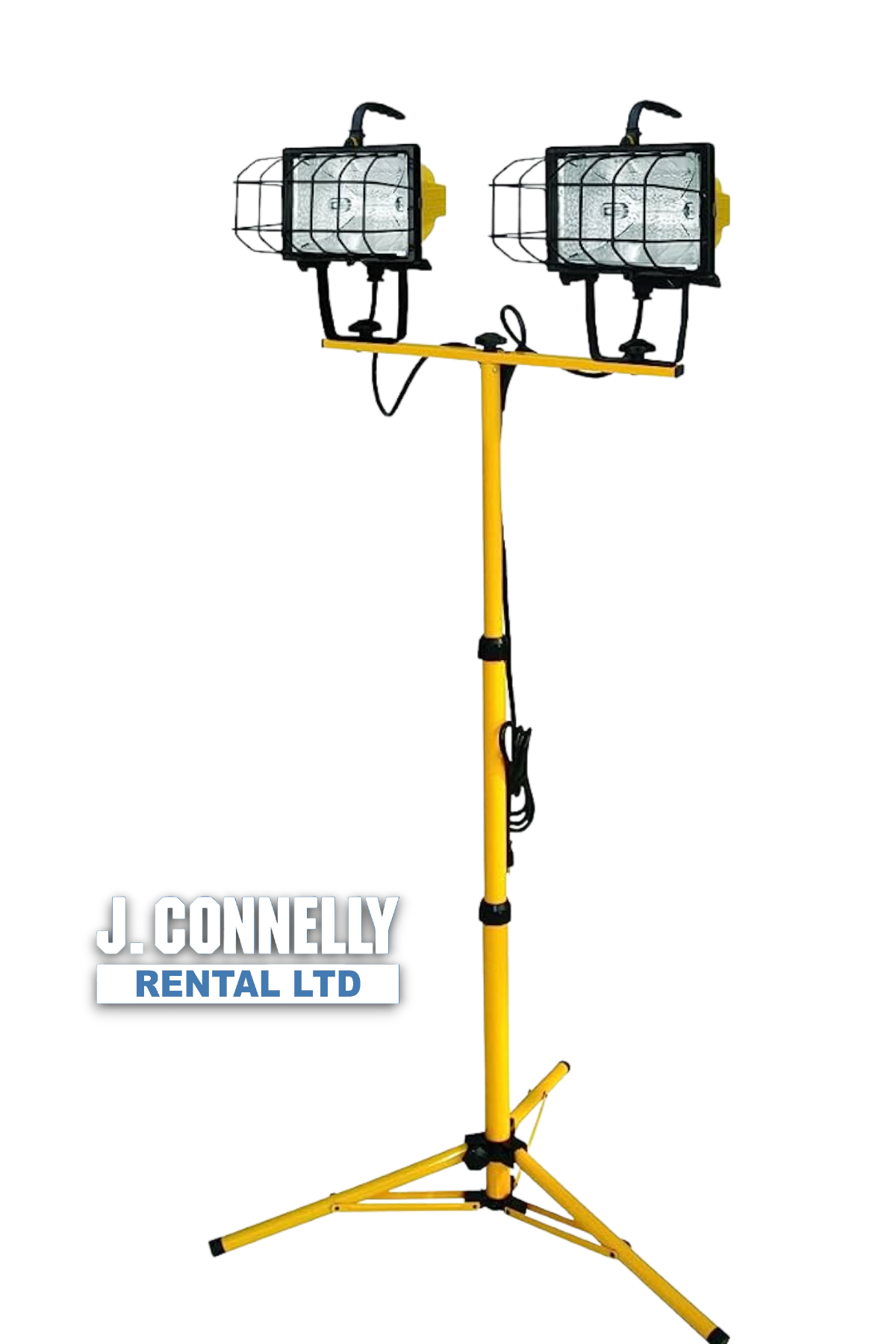 2-Light 500 Watt Halogen Work Light