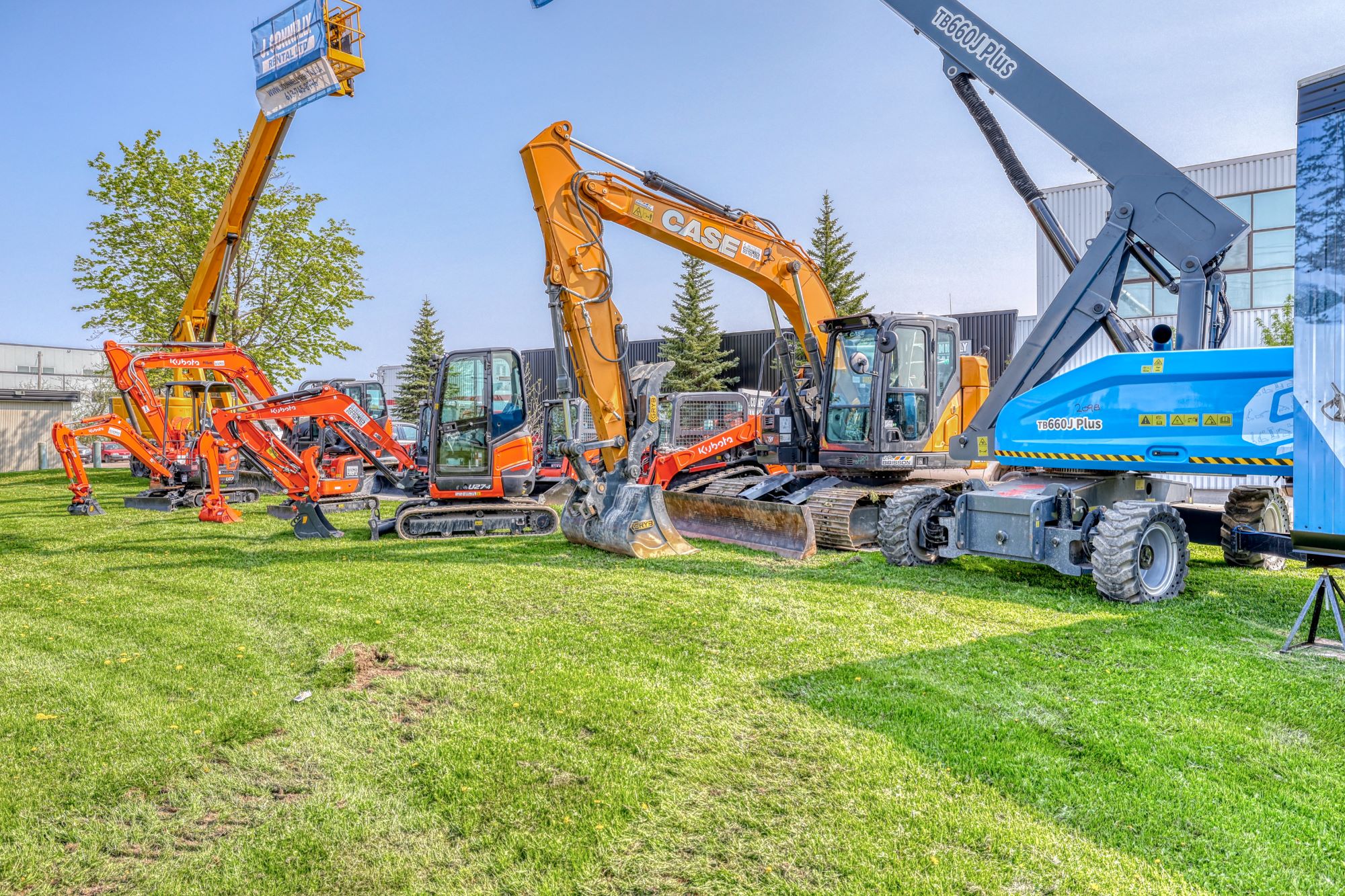 A sample of the equipment available at J. Connelly Rental